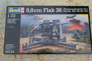 Revell 03174  8,8cm Flak 36 (kommandogerat 40, Sd.Ah.202, Sd.Ah.52)